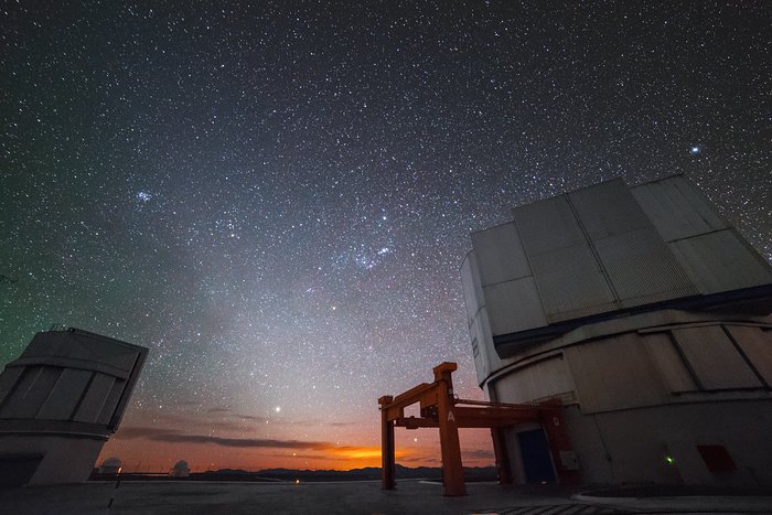 Starry sky at Cerro Paranal