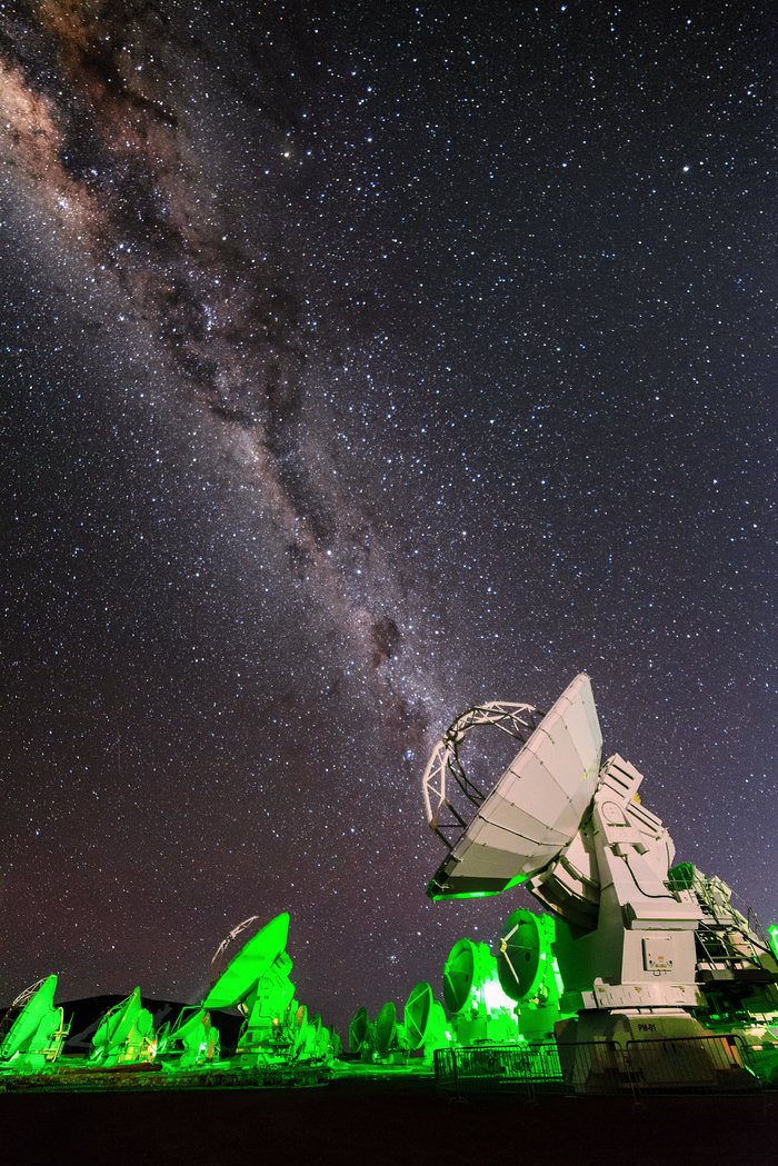 ALMA emits the Milky Way