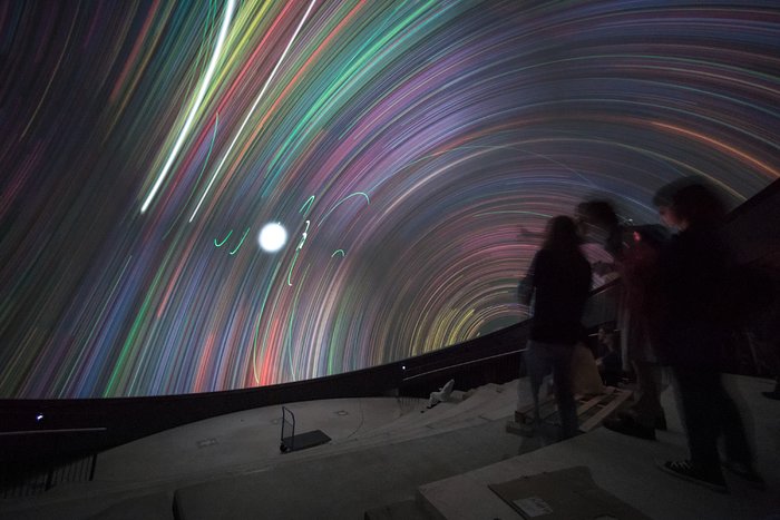 Timelapse in the ESO Supernova Planetarium