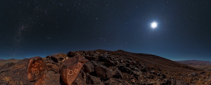 Petroglifos en los alrededores de La Silla