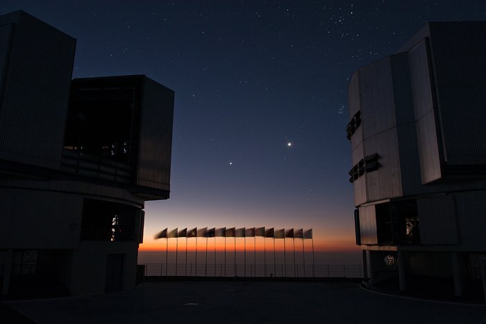 ESO member states flags at Cerro Paranal