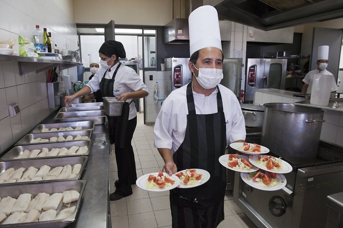 The Residencia kitchen at Paranal