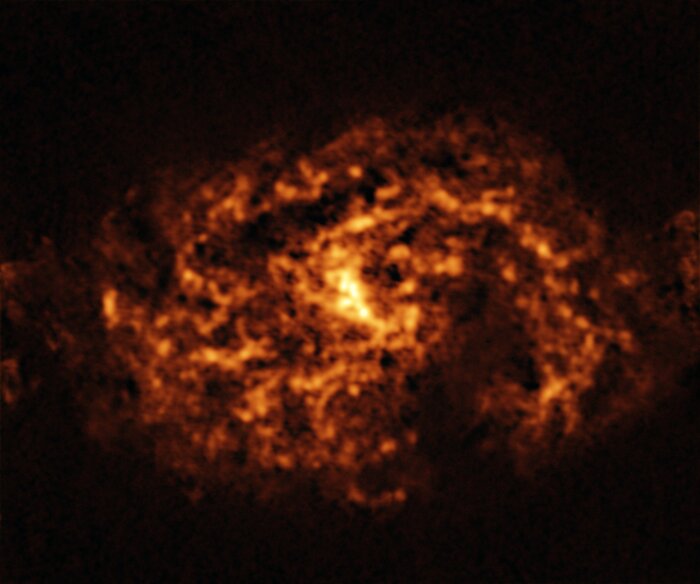 The NGC 1087 galaxy as seen with ALMA