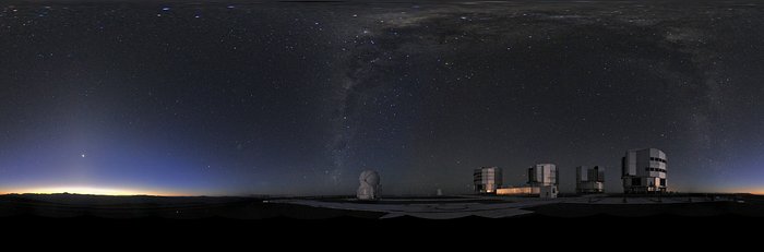 Panoramic view of VLT