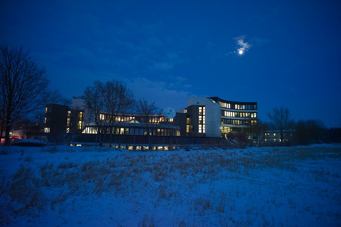 Sede Central de ESO bajo la Nieve