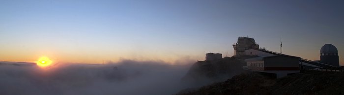 Sitting at the top of a cloud