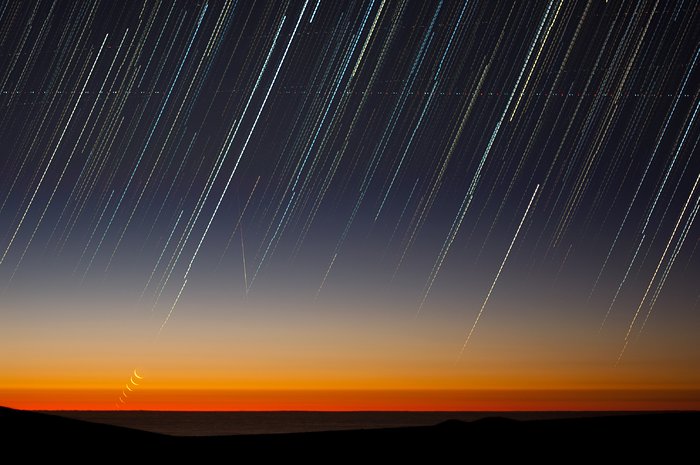 Tramonto del Sole e della Luna  