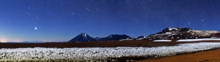 Salpicos de estrelas e neve