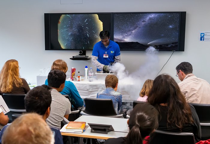 Journée portes ouvertes - la longue nuit de la science au quartier général d’ESO. 