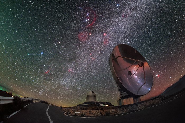 O cometa Lovejoy visita La Silla