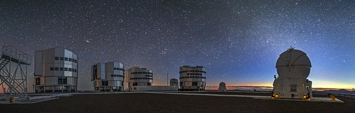 Noche silenciosa en Paranal