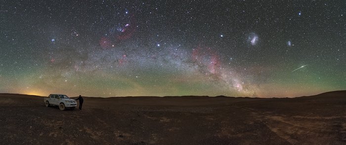 Reflejos de satélite sobre la ubicación del CTA