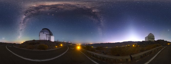 Un spectacle au-dessus de La Silla