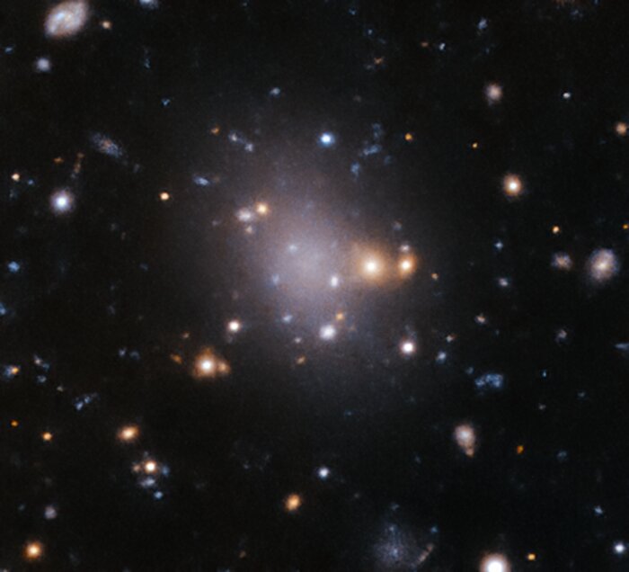 Une galaxie ratée