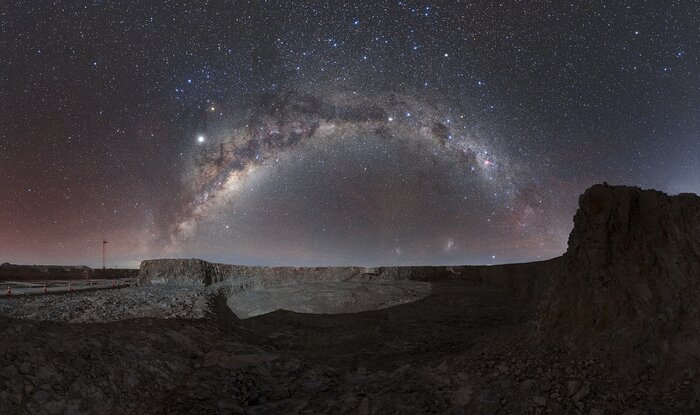 La casa del ELT de ESO en el desierto