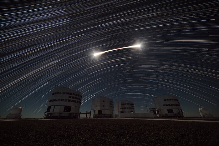 Mondfinsternis über Paranal