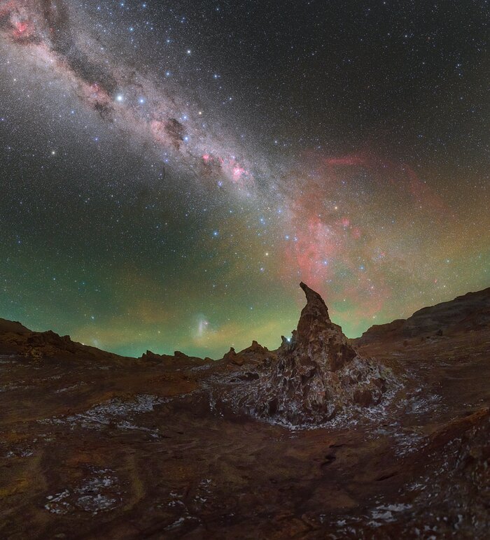 Uma noite mágica no deserto do Atacama