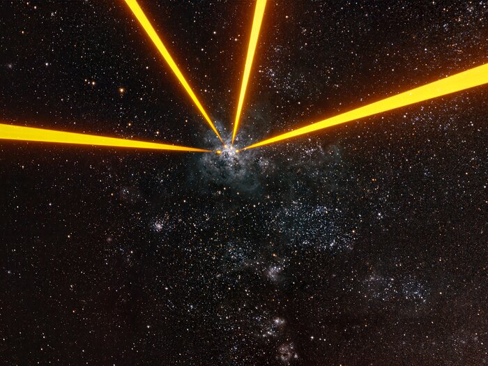 Med sikte mot en kosmisk tarantel