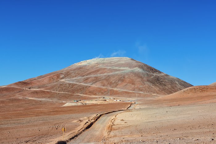 The winding path up the mountain