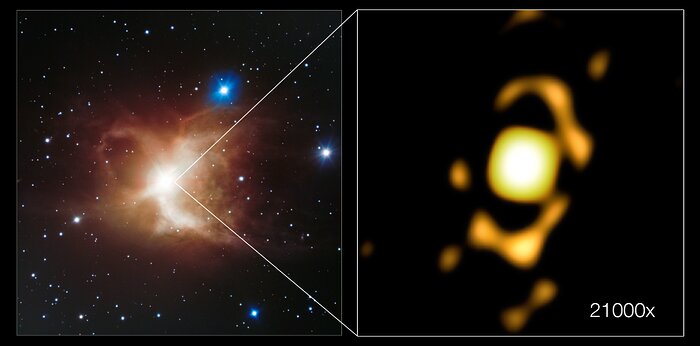 The Toby Jug Nebula as seen by the VLT and the VLTI