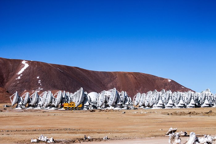 ALMA under blue skies