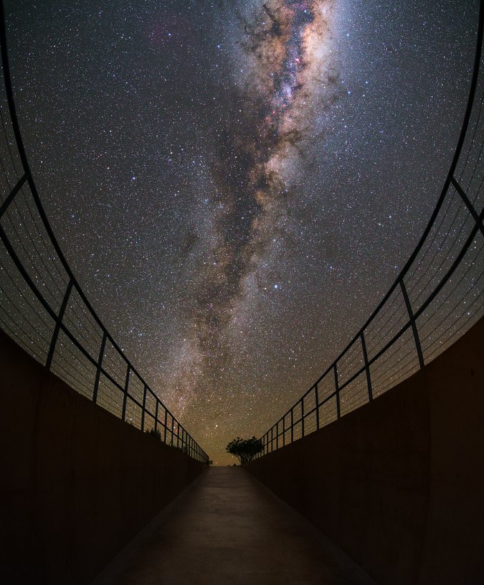 The Residencia at night