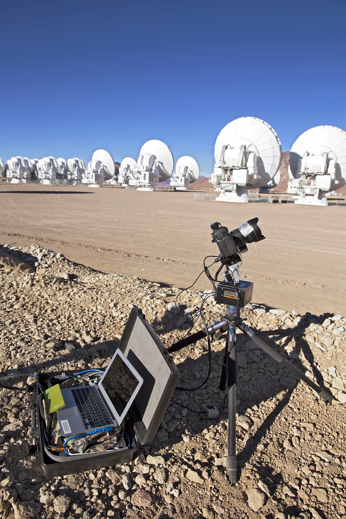 Time-lapse bot at ALMA