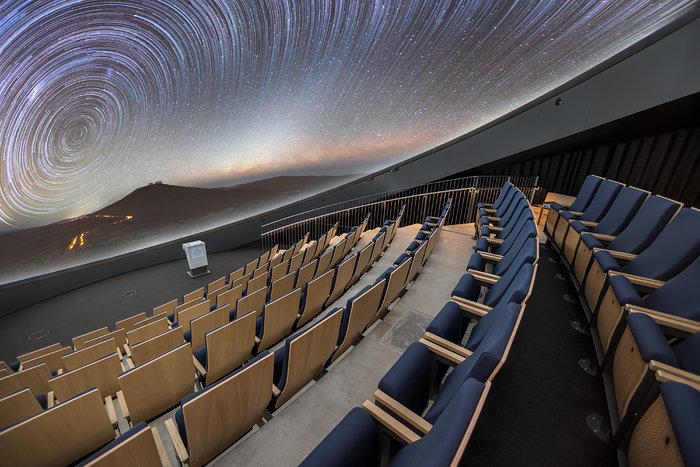 Star trails at the ESO Supernova