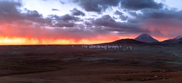 Chajnantor at sunset