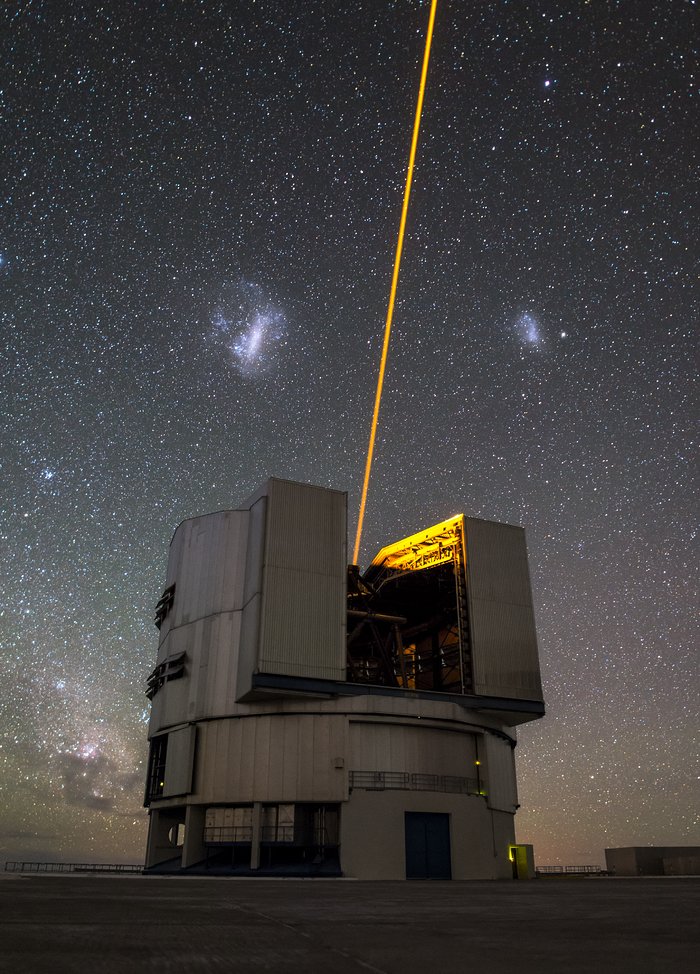 VLT shows off its new adaptive optics system