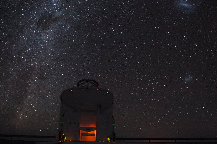 The VLT at night