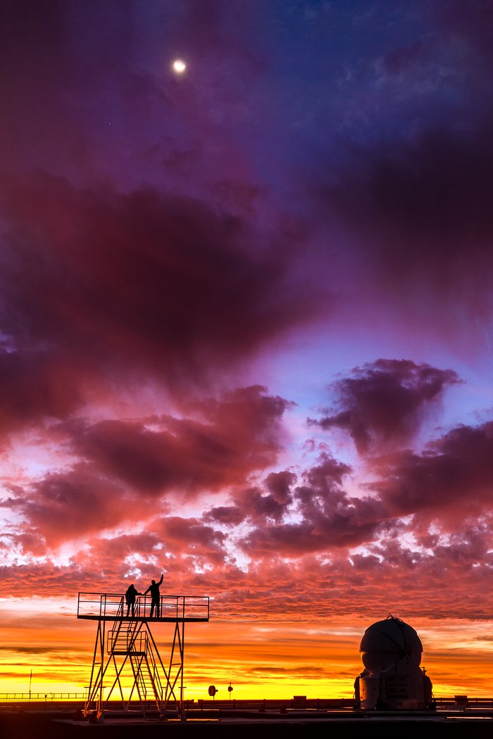 Sunset palette at Paranal