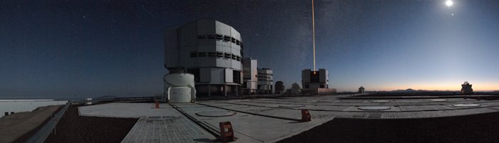 Comienza la mañana en Paranal