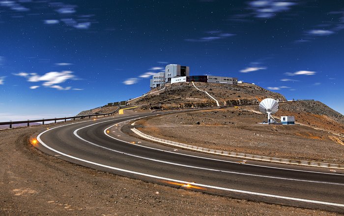 El camino hacia Paranal