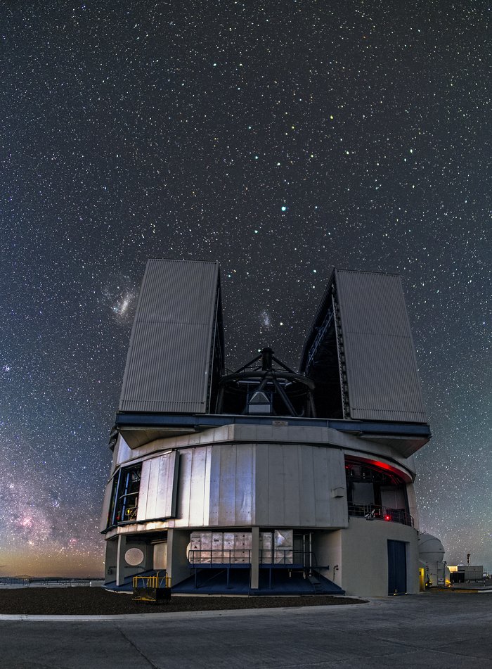 VLT and a field of stars