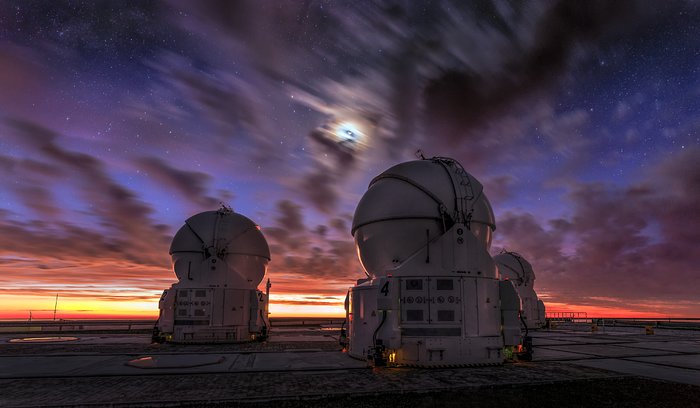 Colourful clouds