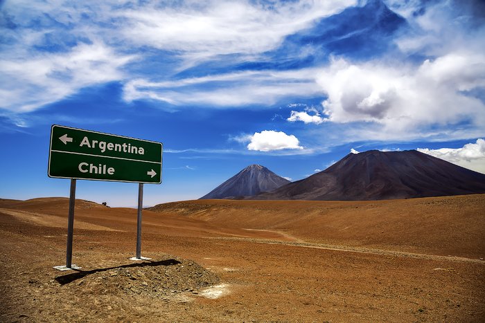 A sign along the road