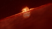 Animation of the growth spurt in the rogue planet Cha 1107-7626