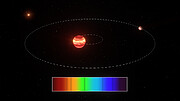 Detección de un objeto similar a la luna en el sistema CD-35 2722