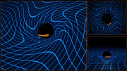 Animation of the Lense-Thirring effect
