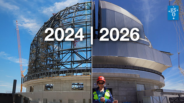 Inside the world's largest telescope: it's progressing fast!