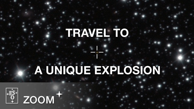 Zooming into an unusually long and repeating explosion