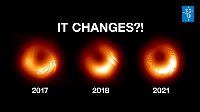 New images of M87's black hole show its changing magnetic field