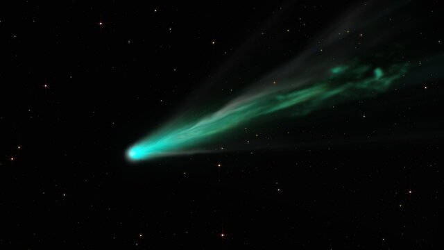 Artist's impression of a comet