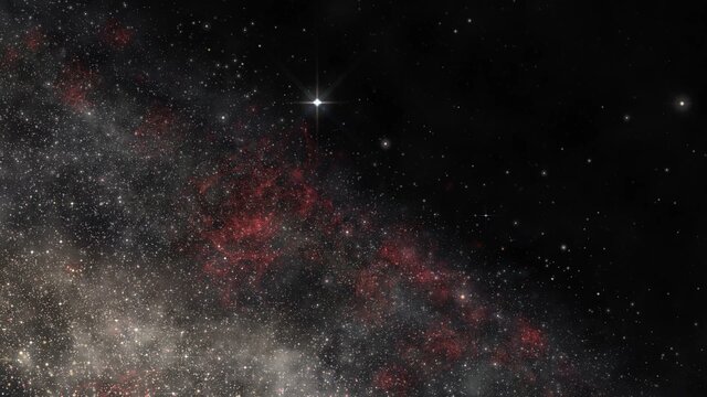 Artist's rendition of a Milky Way flythrough
