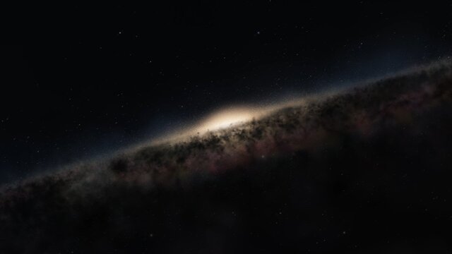 Artist's visualisation of the Milky Way