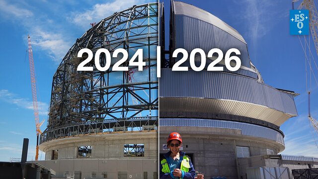 Inside the world's largest telescope: it's progressing fast!