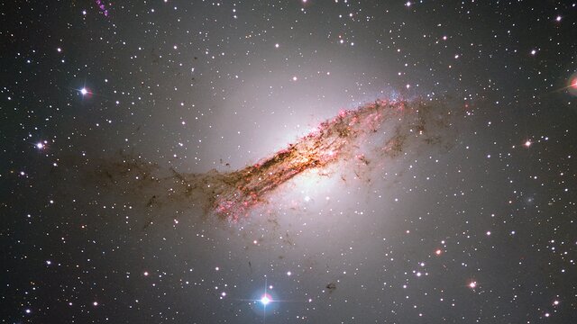 A deep look at the strange galaxy Centaurus A