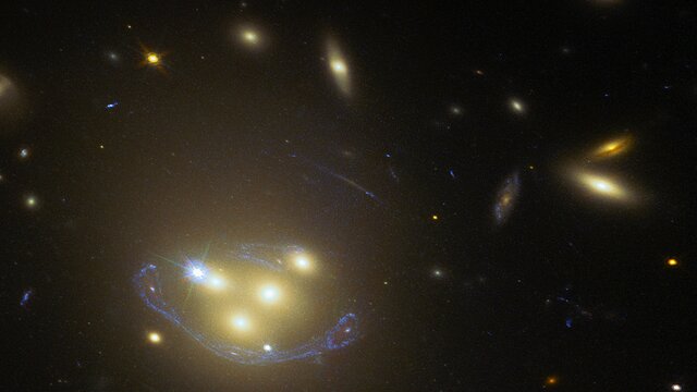 Hubble image of the galaxy cluster Abell 3827