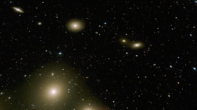 VST image of the Fornax galaxy cluster